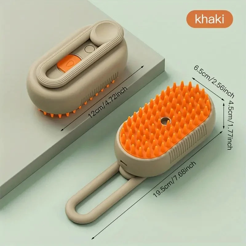 Pet Steamer Hair Removal Brush