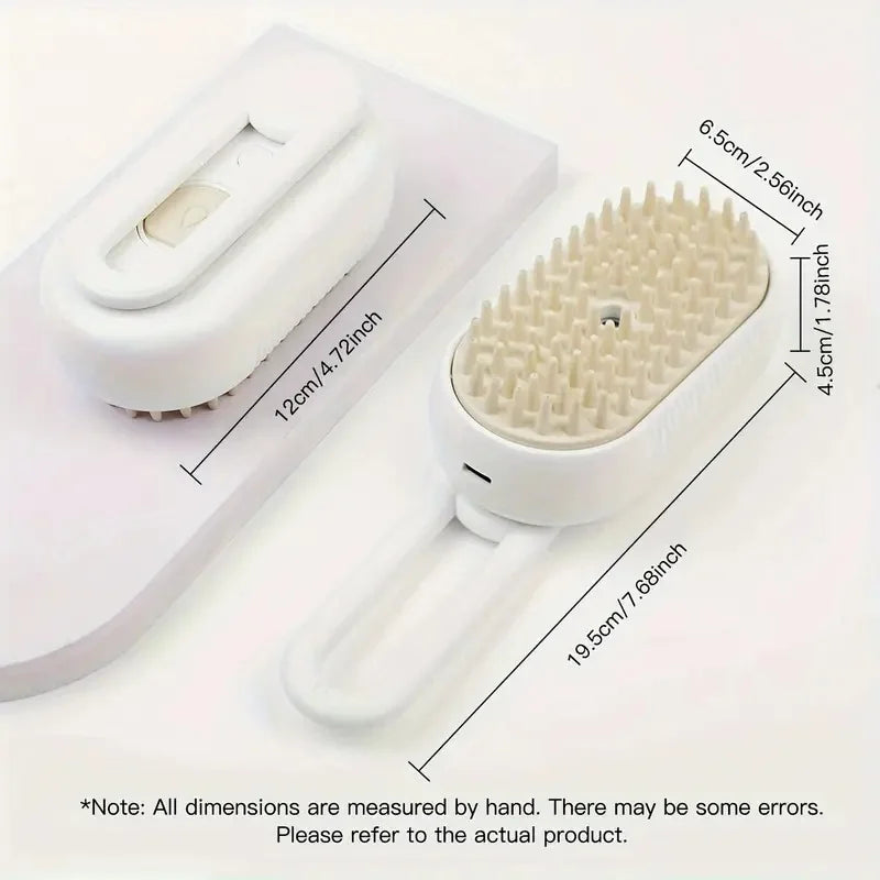 Pet Steamer Hair Removal Brush
