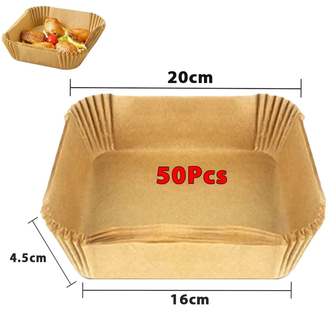 Air Fryer Non-Stick Disposable Baking Liners