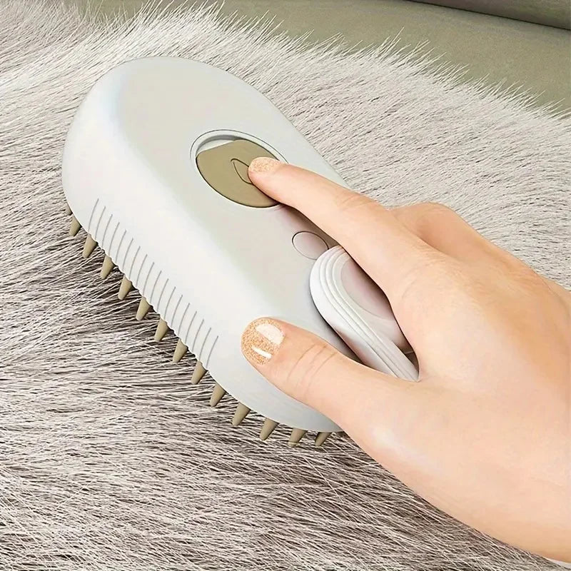 Pet Steamer Hair Removal Brush
