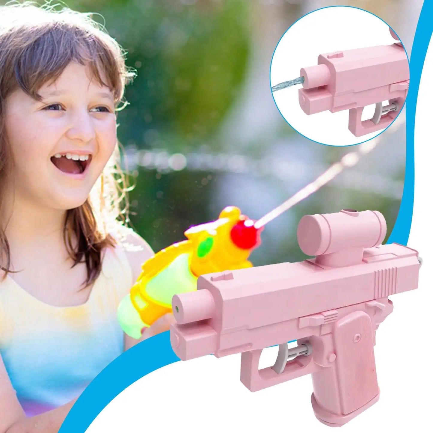 2-in-1 Prank Water Blaster - Double-Sided Spray & Easy One-Handed Use