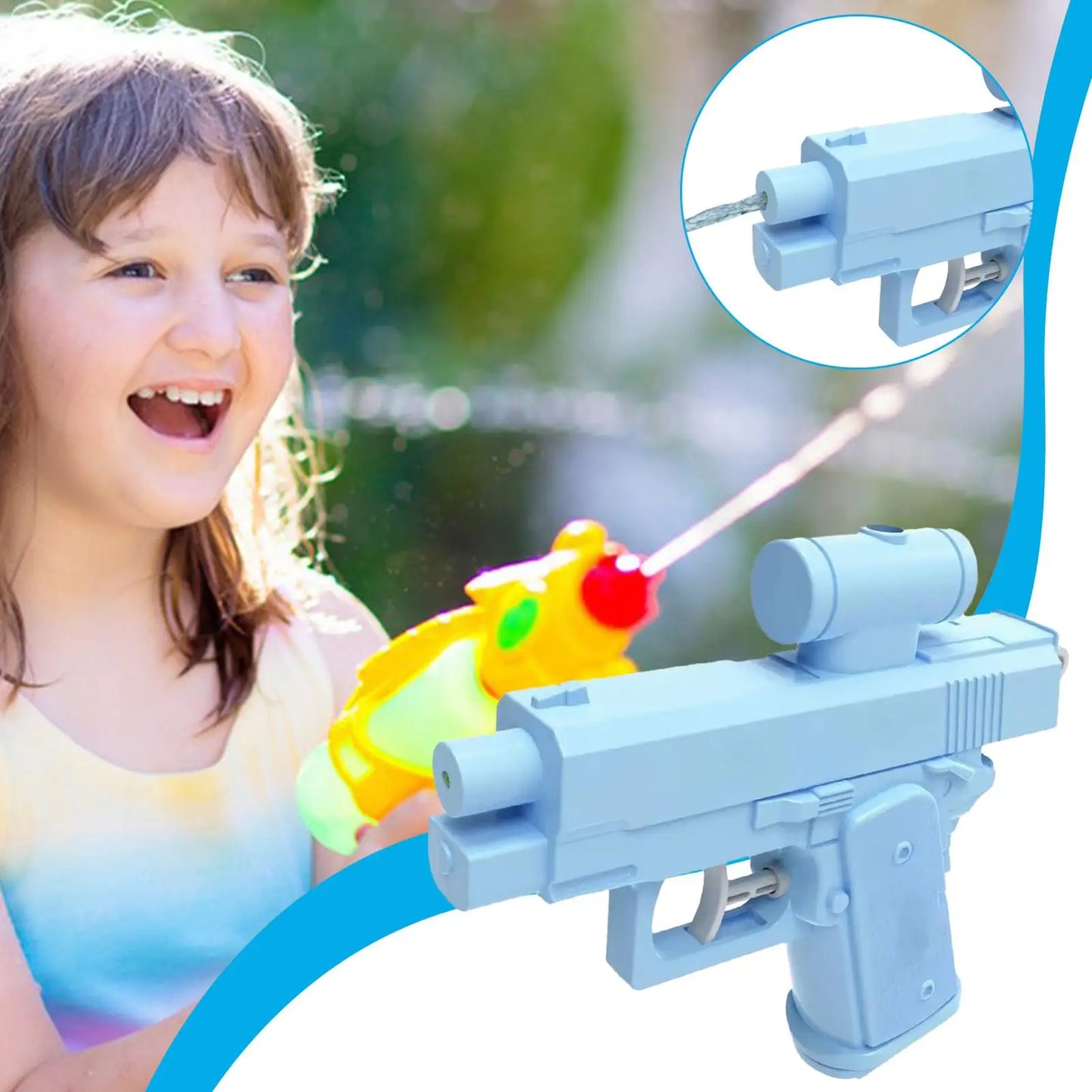 2-in-1 Prank Water Blaster - Double-Sided Spray & Easy One-Handed Use