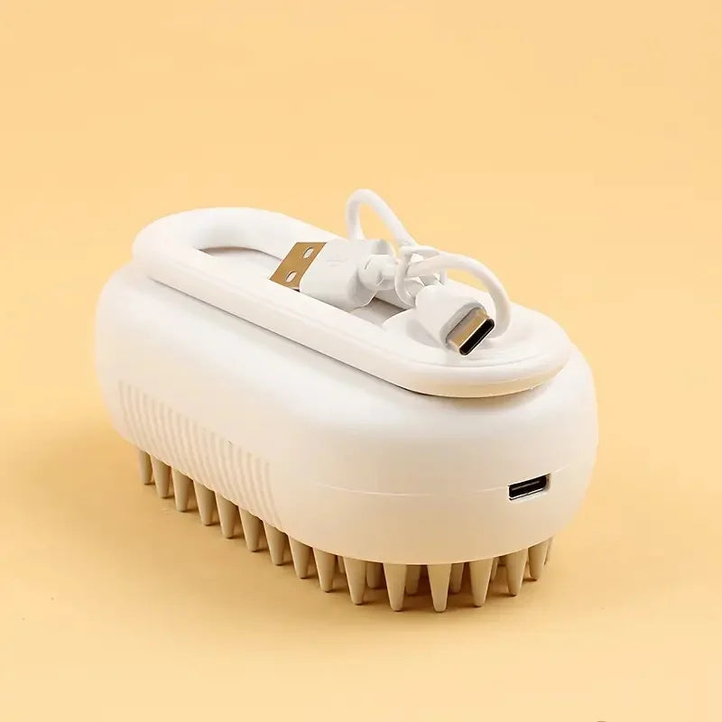 Pet Steamer Hair Removal Brush