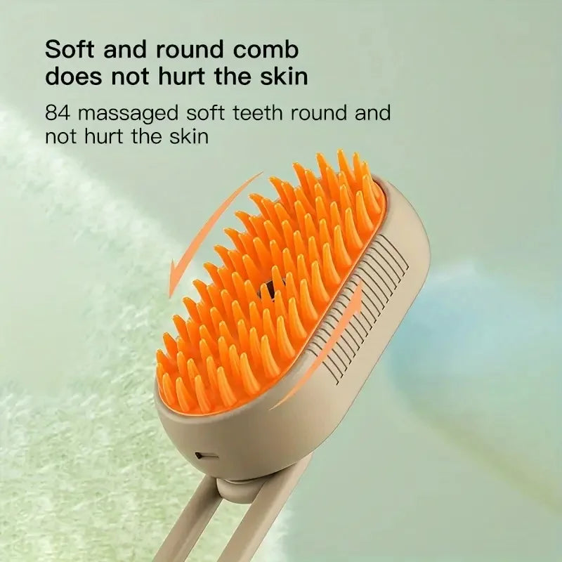 Pet Steamer Hair Removal Brush